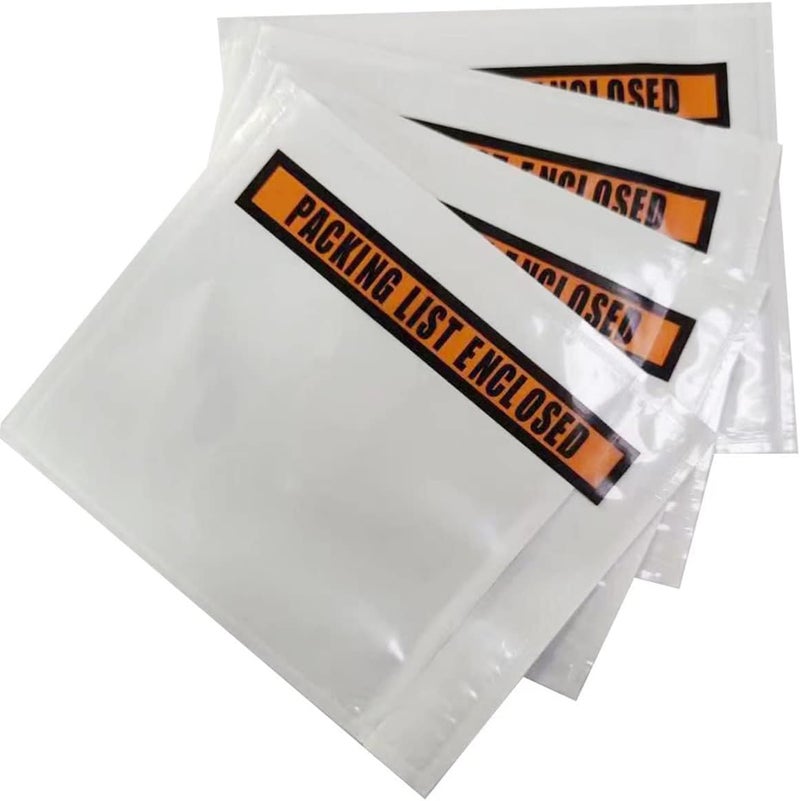FEILONG PACKAGING 1000 Pcs Packing List Envelopes Pouches 4.5”x 5.5”,Packing Envelopes for Shipping Mailing Pouch Enclosed Bags with Packing Slips Invoice Label - Image 2